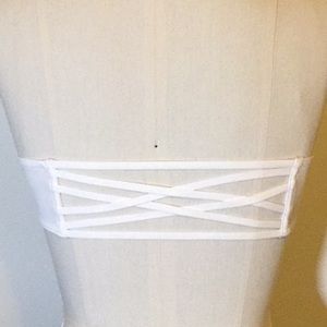 White Bandeau Bra